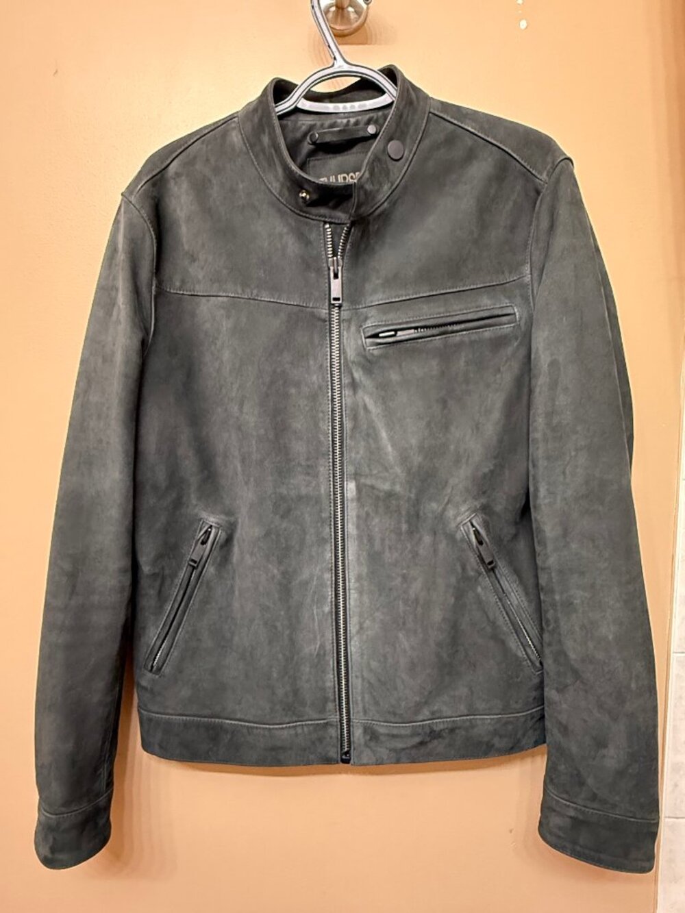 Thursday Boot Company Roadster Matte Black Cow Leather Jacket Moto/Cafe Racer